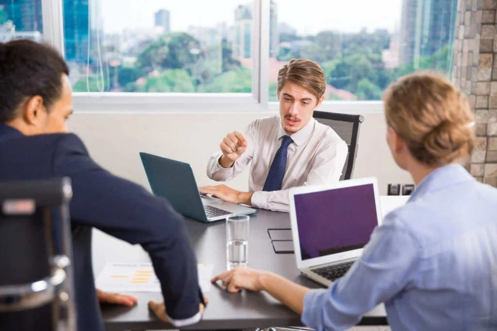 Recruiter interviewing medical sales candidate