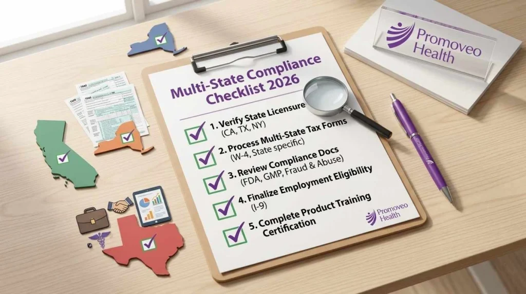 compliance checklist for multi-state pharma hiring