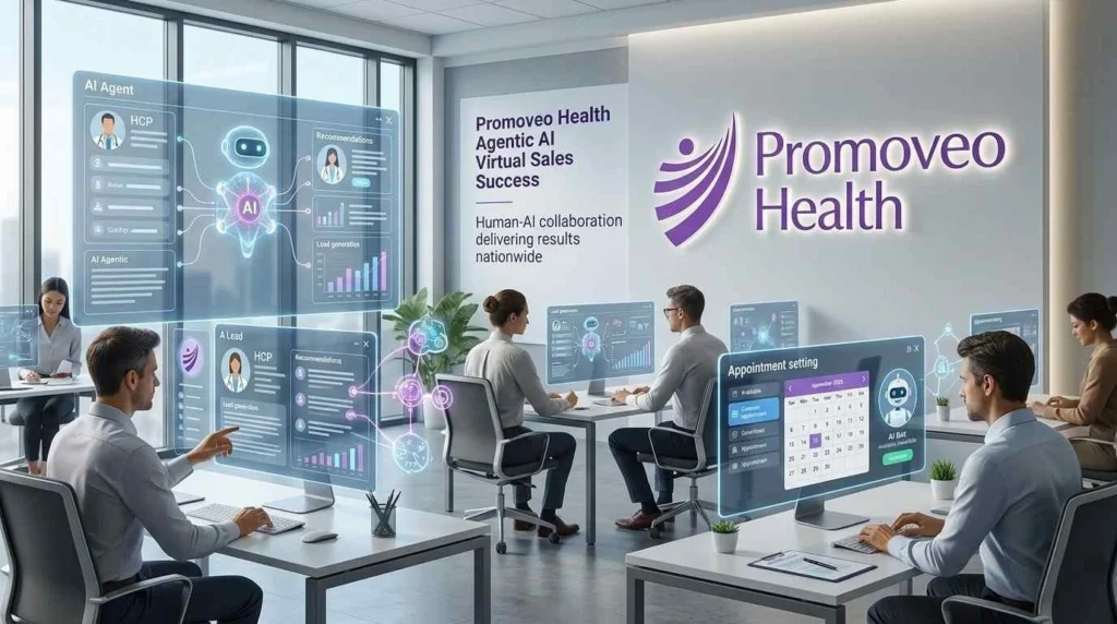 Promoveo Health virtual sales team using agentic AI